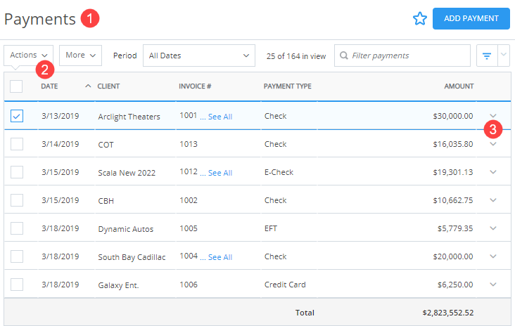 Payments – CORE Help Center