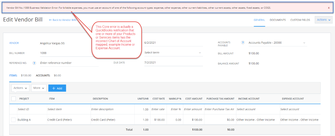 qb sdk appendbillqueryrq filter